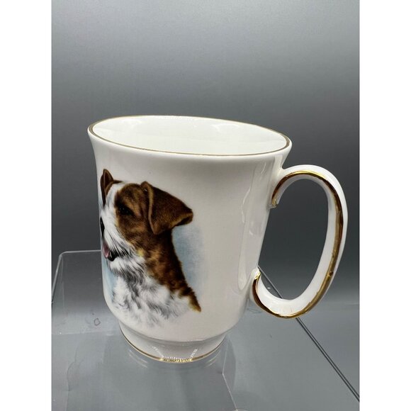 British Royal Windsor Coffee Cup Jack Russell Terrier Fine Bone China Mug Englan - Picture 14 of 15